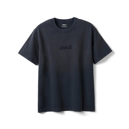 2026 Summer New 260gsm 100% Cotton Fabric Snow Washed Vintage T-shirts Men Letter Embroidery Plus Size Tops