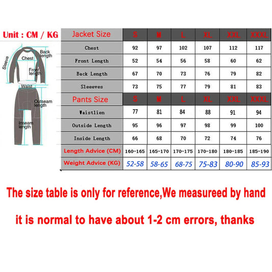 New Winter Cycling Jersey 2025 Bike Maillot Pants Suit Men 20D Ropa Ciclismo Pro Bicycl Jacket Clothing