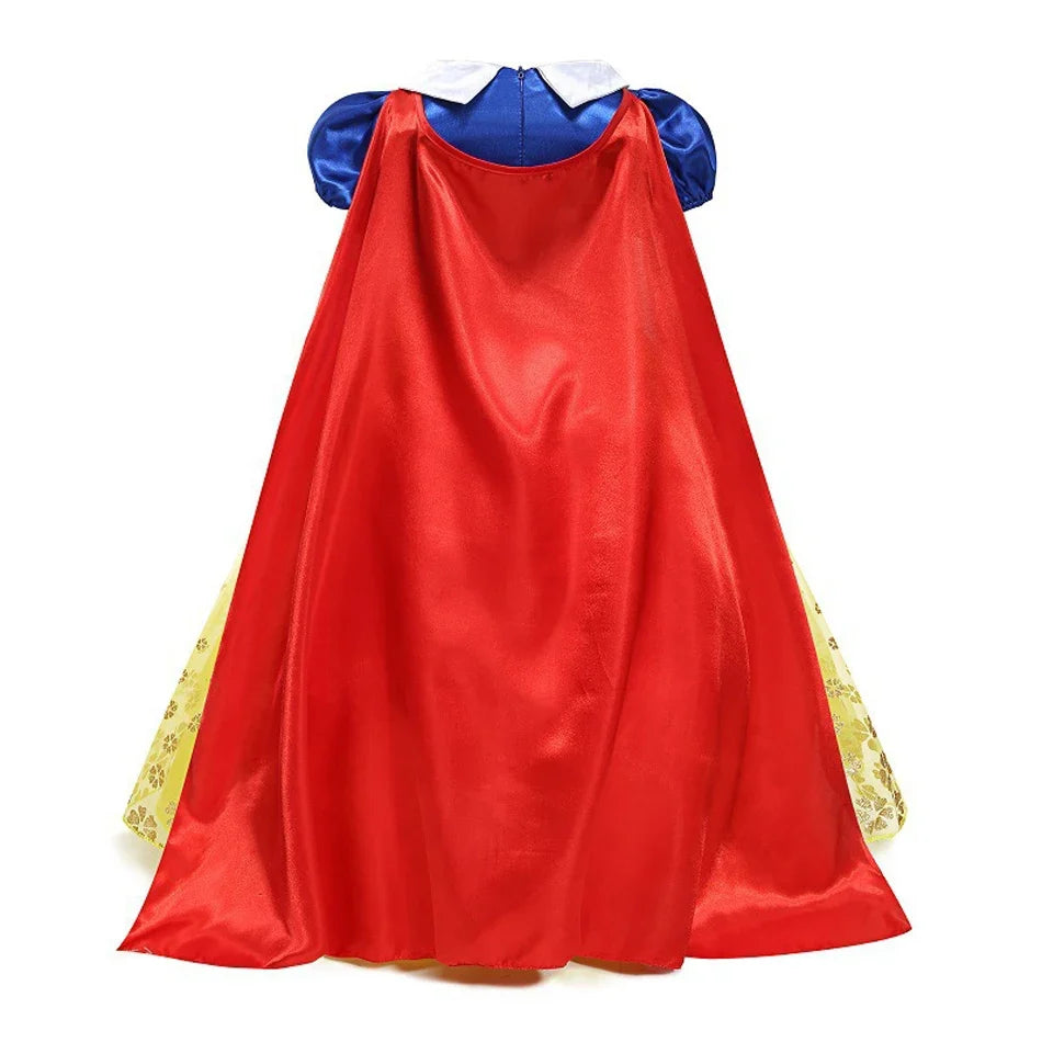 Girls Snow White Dress Kids Princess Dress Up Costumes Toddler Snow White And Huntsman Fancy Clothing Christmas Party Outfits