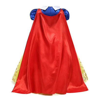 Girls Snow White Dress Kids Princess Dress Up Costumes Toddler Snow White And Huntsman Fancy Clothing Christmas Party Outfits