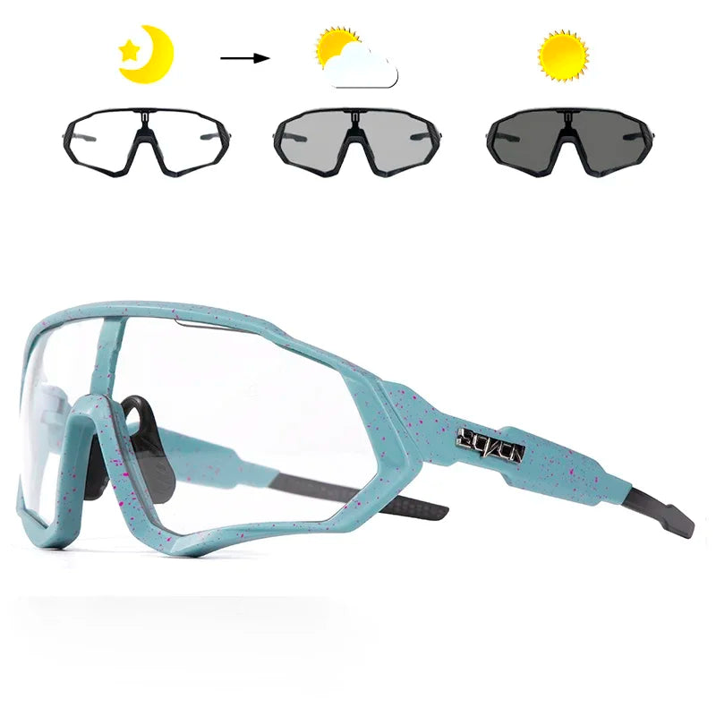 Photochromic Cycling Glasses Bicycle for Outdoor Sports Sunglasses MTB Road Goggles Bike Eyewear Men Women Cycl Equipment