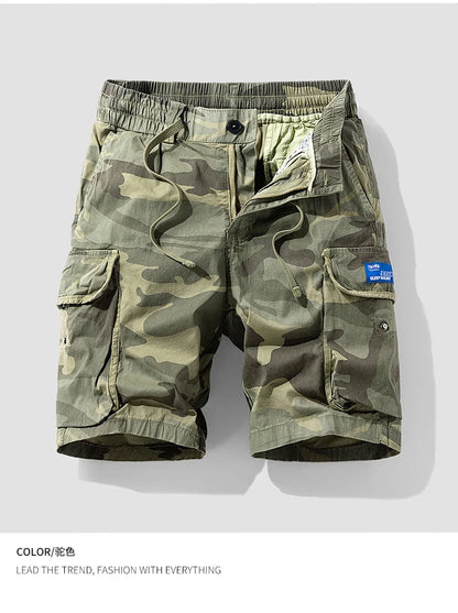 Sports Outdoor Casual Breathable Straight Leg 5 Inch Street Short Pants Men's New Summer Trend Brand Wide Loose Cargo Shorts
