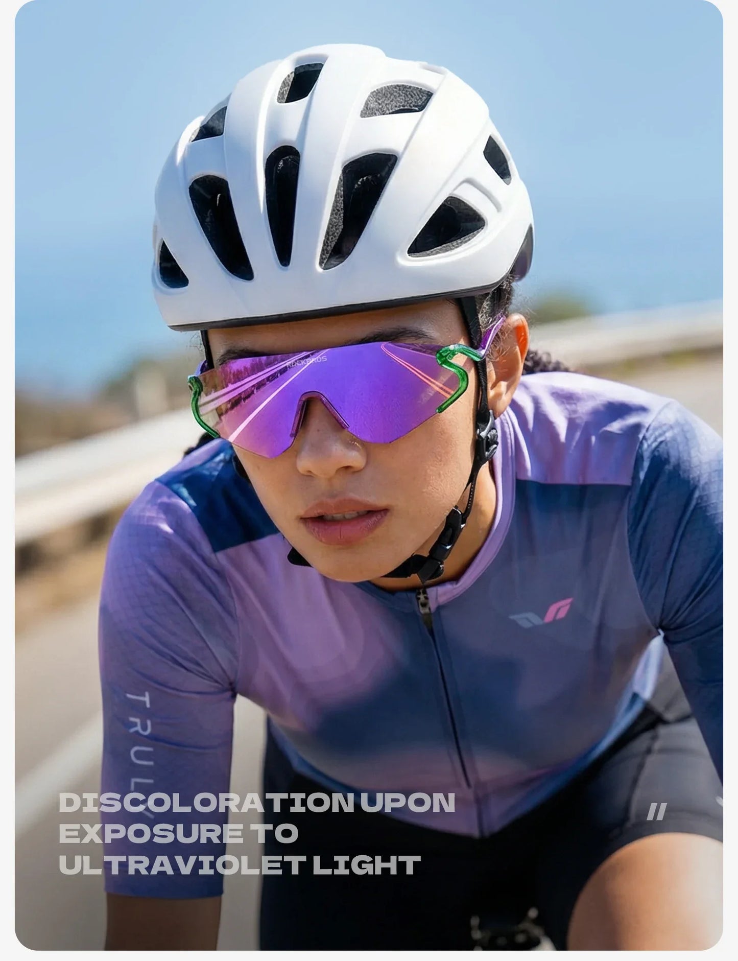 Photochromic Cycling Glasses Windproof Dustproof UV400 Protection Glasses Cycling Outdoor Sports Sunglasses Unisex