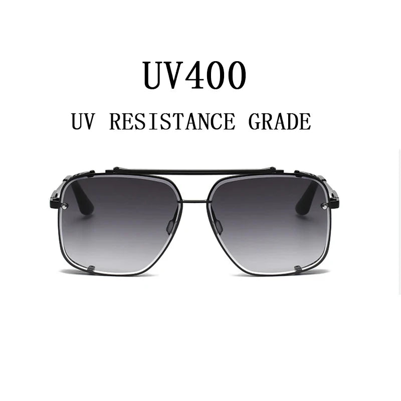 Vintage Steampunk Sunglasses Men Punk Oversized  Sunglasses Women Trendy Retro Square Gafas De Sol Hombre Lunette Soleil Femme