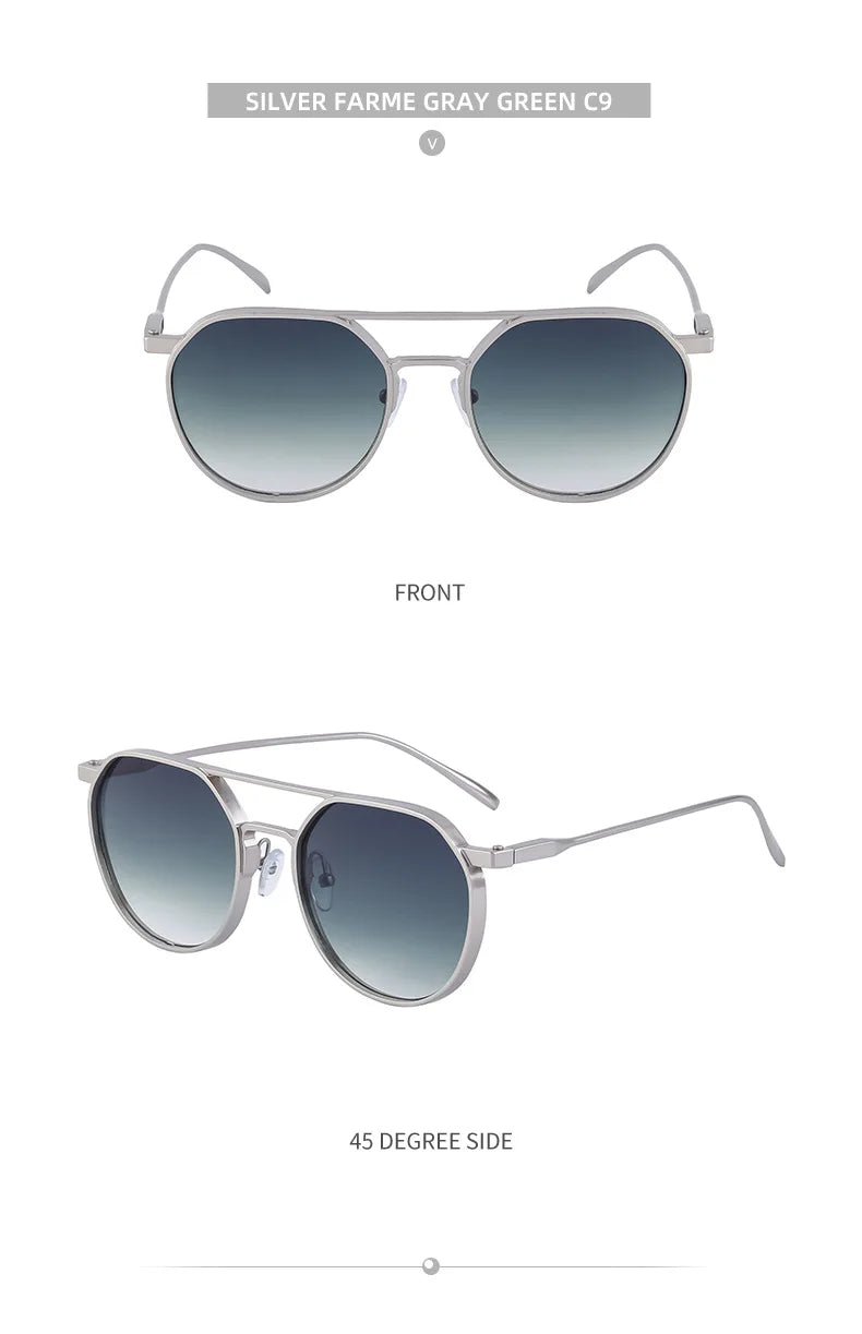 Vintage Punk Sunglasses For Men 2023 Retro Oval Steampunk Round Shades Luxury Lunette De Soleil Homme Gafas De Sol Hombre Lentes