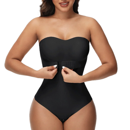 Strapless Thong Bodysuits 4XL Women Belly Control Full Body Shaper Push Up Breast Underwear Plus Size Women's Clothing