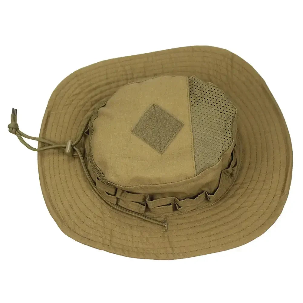 New Tactical Camouflage Boonie Cap Wide Brim Hat Men Outdoor Sports Fishing Hiking Hunting Sunshade Hat Foldable Soft Hat