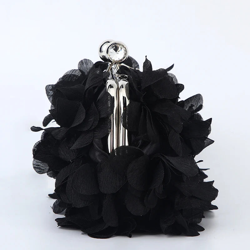 Flower Dinner Purse Designer Floral Chain Crossbody Bride Handbag Clutches Woman Petal Evening Party Clutch Wedding Dress Bag