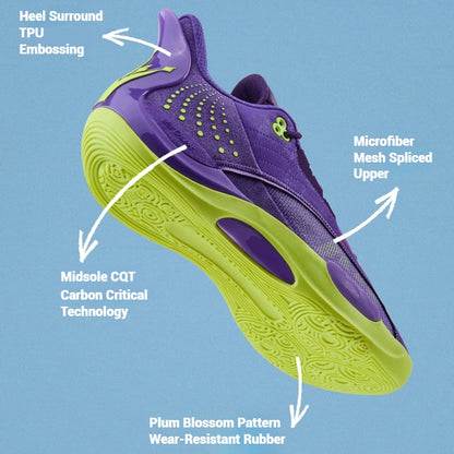Team Joker Men Basketball Shoes Combat Rebound Anti-slip Wear-resistant CQT-QU!K Stable High-top Sneakers 572511105