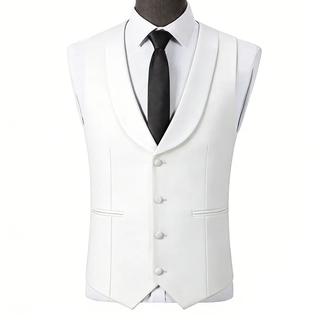 Men Vest Black Single Button With Lapel Solid Waistcoat For Wedding Banquet Business Work Office Casual Daily Men Suit Vest