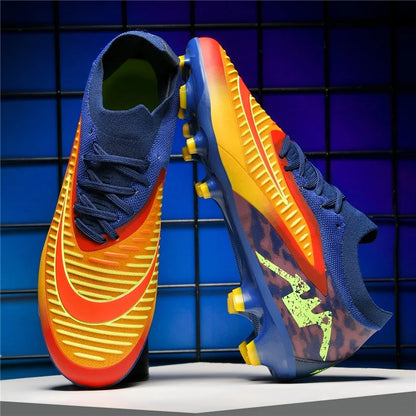 New Men Football Boots Training Breathable Soccer Shoes Wholesale Unisex Professional Ultralight Indoor Futsal Drop Shipping