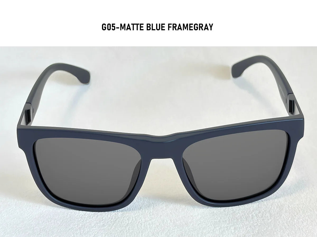 Vintage Retro Polarized Sunglasses For Men Vacation Square Sunglass Women UV400 Protection Fashion Glasses Gafas De Sol Hombre