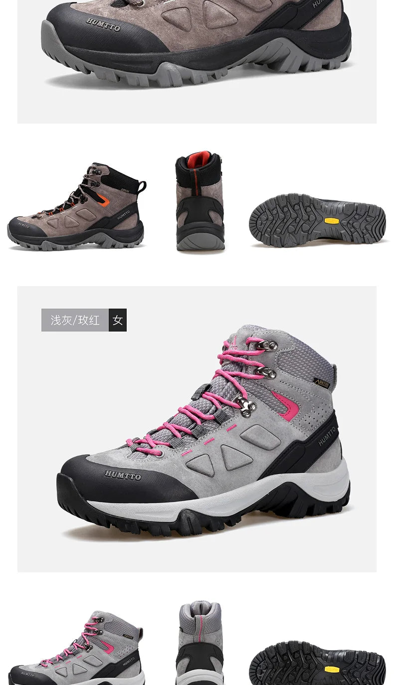 Hiking shoes Men's waterproof hunting Boots Tactical Desert Combat Ankle trekking Boots Male Women warm Leather Sneakers