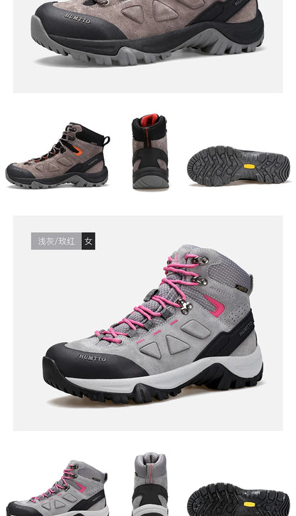 Hiking shoes Men's waterproof hunting Boots Tactical Desert Combat Ankle trekking Boots Male Women warm Leather Sneakers