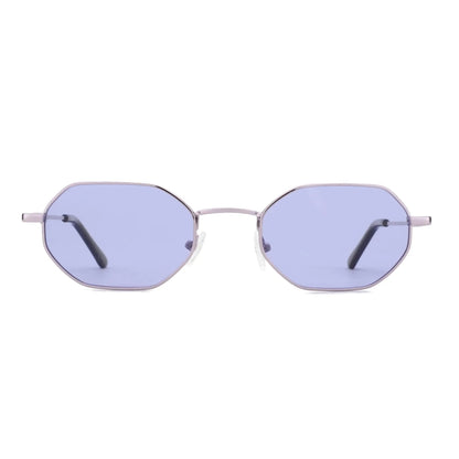 Retro Small Polygon Polarized Sunglasses Women Metal UV400 Sun Glasses Men Anti-Glare UV400 Goggles Driving Eyewear