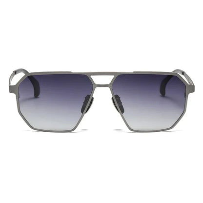 2026 New Fashion Pure Titanium Frame Polarized Sunglasses Men Luxury Glasse Frame  Retro Square