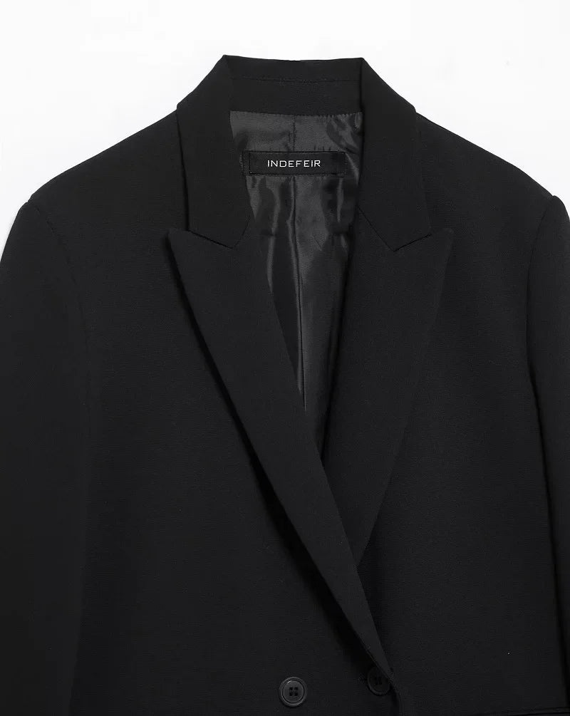 Women's Tailoring Blazers Straight Office Blazer for Women New in Outerwears Casual Blazer Woman Long Sleeve Lady Jackets