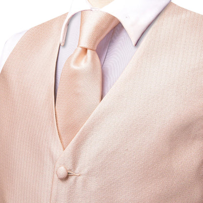 Formal Rose Pattern Paisley Plain Solid Mens Vest Party Wedding Waistcoat Pocket Square Tie  Hankie Suit Set