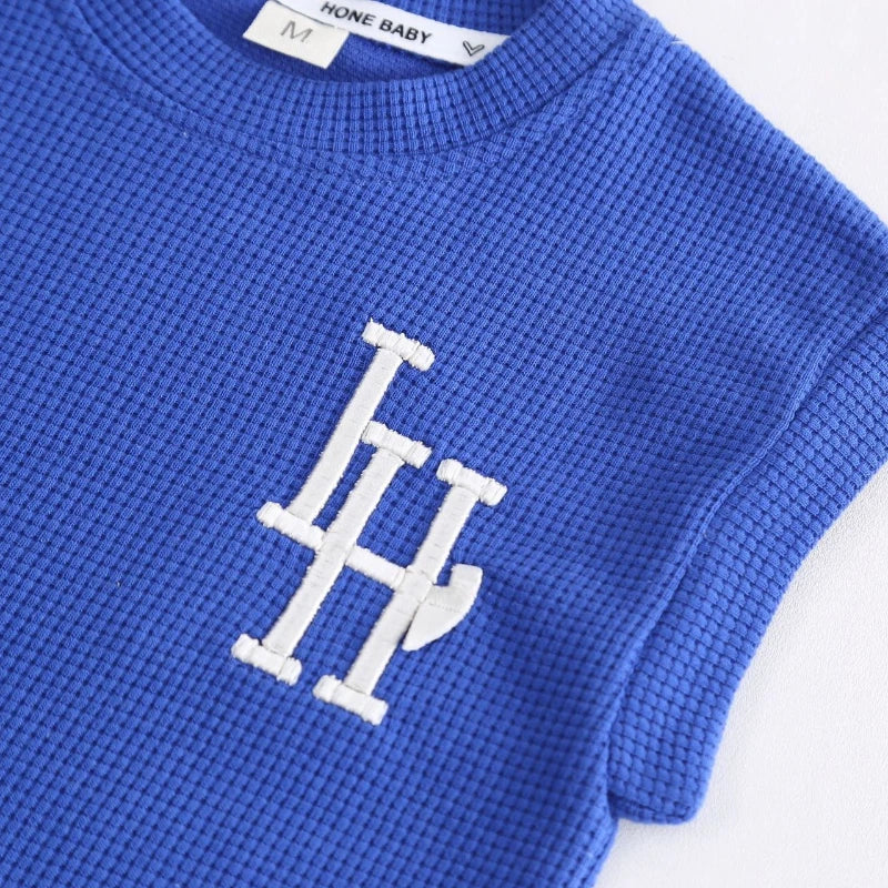 New Summer Baby Clothes Set Children Boys Sleeveless Vest Shorts 2Pcs/Set Toddler Clothing Infant Casual Costume Kids Tracksuits