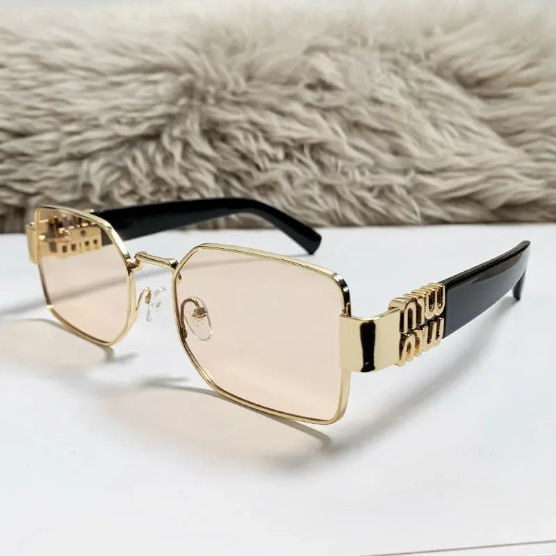 Metal Women's Sunglasses High Quality High Sense Trend Street Sun Glasses Girls Sunshade Glasses UV400