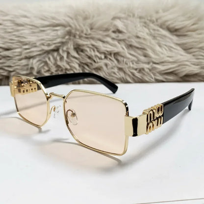 Metal Women's Sunglasses High Quality High Sense Trend Street Sun Glasses Girls Sunshade Glasses UV400