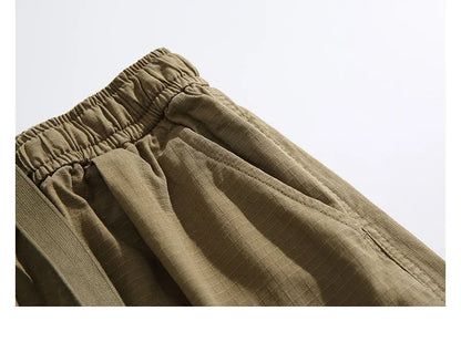 High Quality Cotton Cargo Pants Mens Clothing Plus Size Casual Pants Japanese Harajuku Casual Tactical Joggers Baggy Trousers