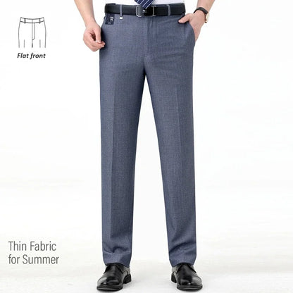 Top-Quality Men's Woolen Trousers - Traf Suit Pants,Business Formal,Trousers for Men, Man Pants, Naples Wool Dress Pants for Men