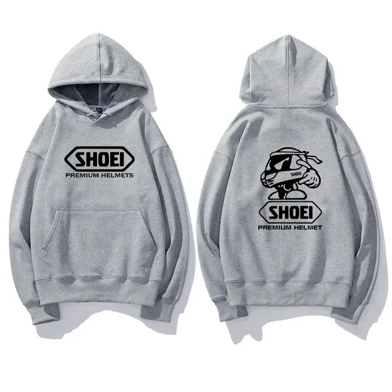 2026 New Men's Fashion Motorcycle Culture Hoodie Autumn Winter Long Sleeve Sweatshirt High Quality Comfortable Casual Top