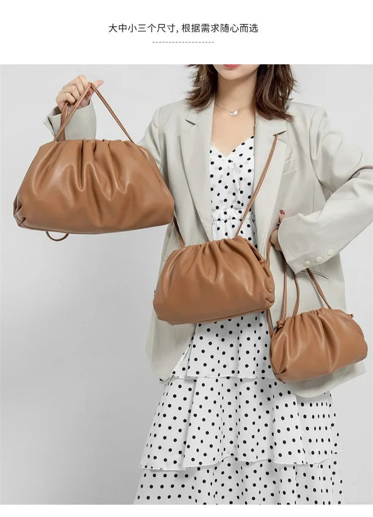 Designer Soft Pu Leather Women Shoulder Bag High Quality Small Crossbody Bags for Women Fashion Female Handbags Messenger Bags