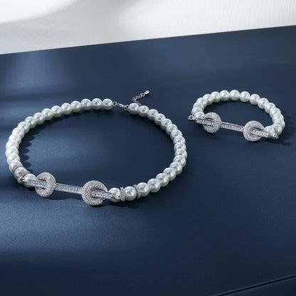 015810 Beaded Choker for Women Color Natural Stone Necklace Set Daily Wear Ceremony Engament Cocktail Party Jewelry Accessories