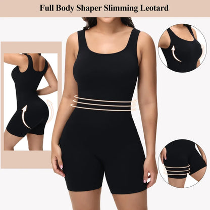 Wide Strap Shorts Body Shaper Bodysuit Women Tummy Control Comfortable Shapewear Suit Full Body Control Ladies Underwear New in