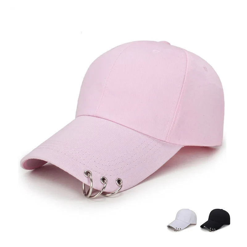 Spring And Summer New Light Plate Sunscreen Baseball Caps Men's And Women's Trend Hanging Ring Hats Casual Sun Hats Visor Hats