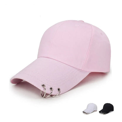 Spring And Summer New Light Plate Sunscreen Baseball Caps Men's And Women's Trend Hanging Ring Hats Casual Sun Hats Visor Hats