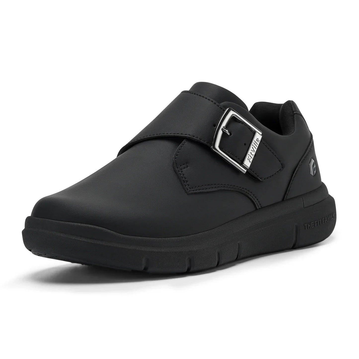 Men's Leather Shoes Wide Shoes for Swollen Feet Men's Diabetic Walking Shoes for Outdoor Business Walking Shoe