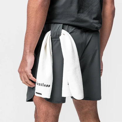 Men's Quick-Dry Gym Shorts Breathable Summer Training Running Basketball Fitness Jogging Loose Fit Streetwear Casual Sportswear
