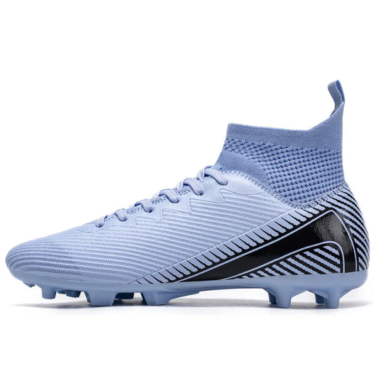 AG/FG Football Boots Unisex Kids Youth PU+Fabric Upper TPU Sole Anti-Slip Durable Outdoor Sports Pitch Training Shoes