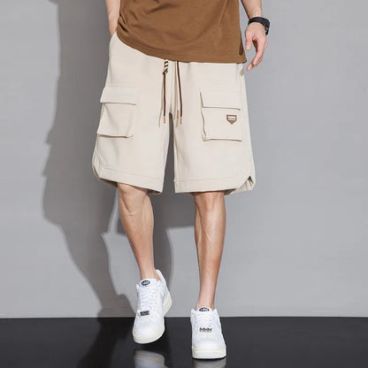 2024 Mens Shorts Summer Knee Length Casual Bermuda Male Y2k Sport Basketball Loose Cool Oversize Big Size Fashion Breeches Black