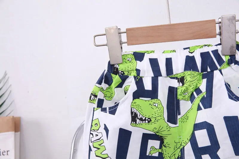 New Summer Baby Boy Kids Clothes Letters Children Clothing Suit Tops Short-sleeve T-shirt Pants 2pcs/set Sport Infant Clothing