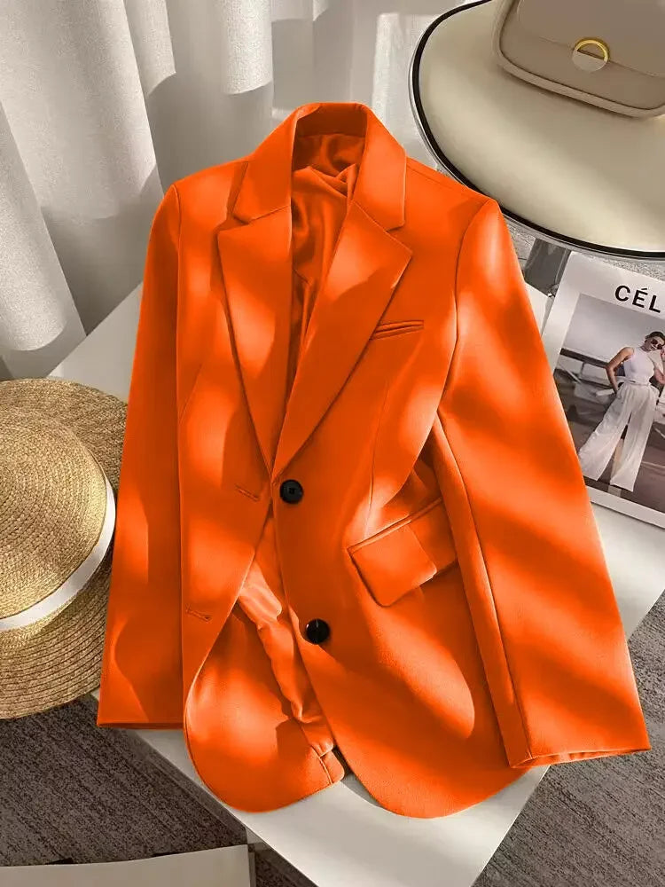 New Spring Suit 2025 Suit Jacket for Women with Small Temperament and High-end Feel Loose Casual Chic Elegant Fashion Coat Top