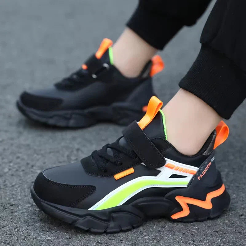 Kids Casual Boys Shoes Soft Sole Kids Shoes Non-slip Sneakers Shoes Outdoor Student's Children Pink Girls Sport Walking Footwear