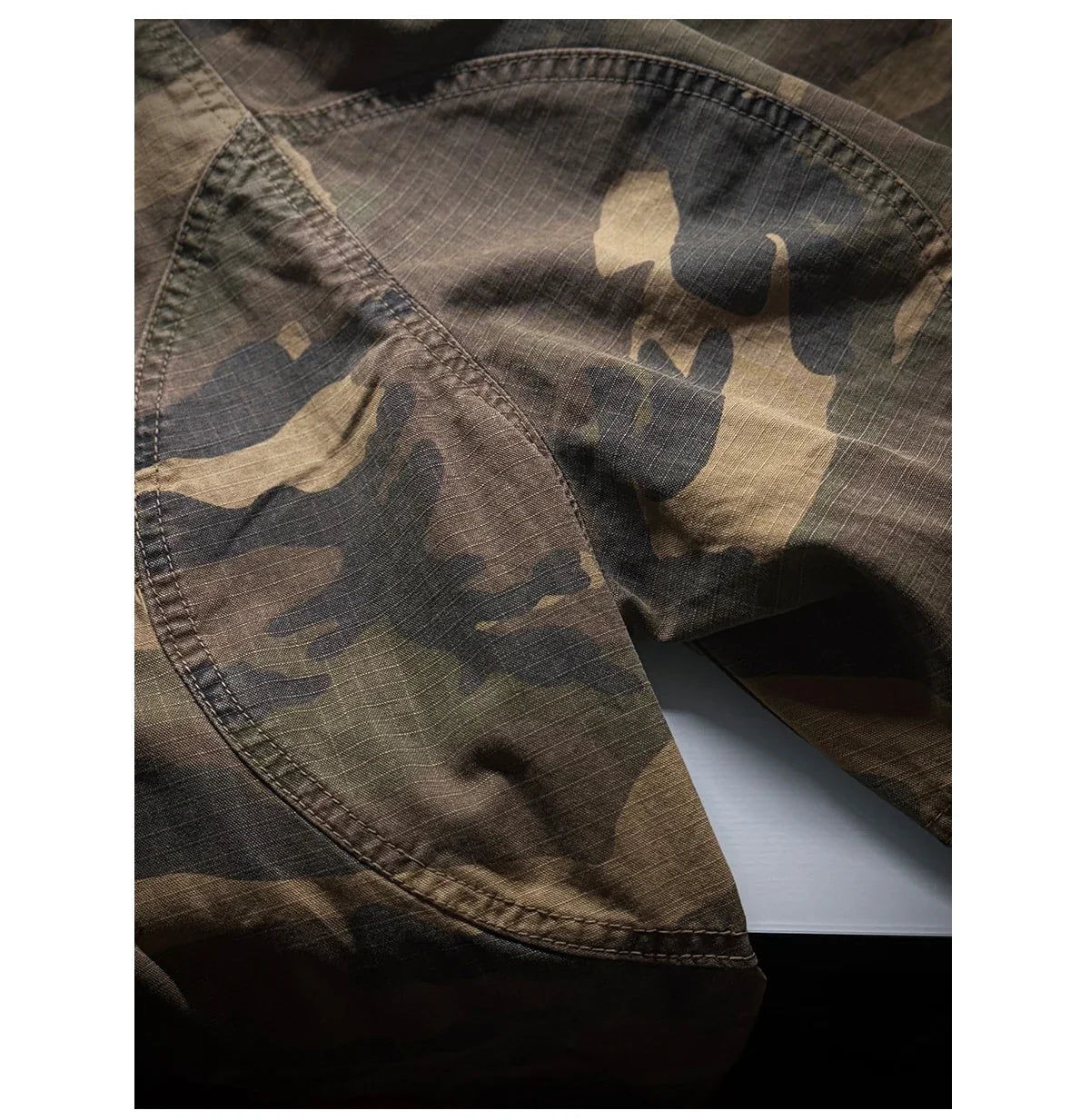 Mens American Camo Tactical Cargo Pants Outdoor Hiking High Quality Relaxed Fit Straight Leg 100% Cotton Casual Trendy Trousers