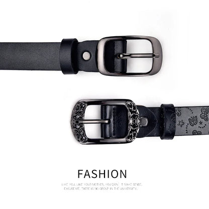 2026  new Women's Belt   Prints  Fashion High Quality Pin Buckles Fancy Vintage Belt New Trend Belt Belts For Women
