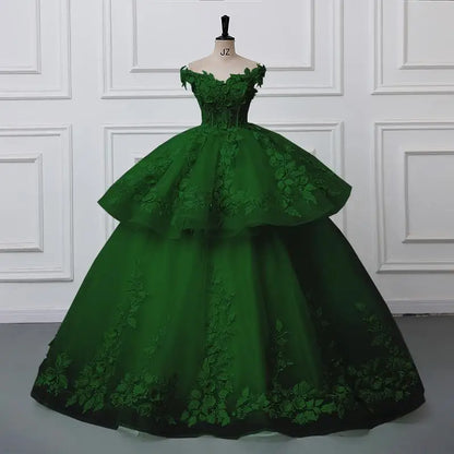2 In 1 Party Dresses 15 Quinceanera Dresses Ball Gown Sweet 15 Year Old Dress Detachable Skirt Customized Dress For Quinceanera