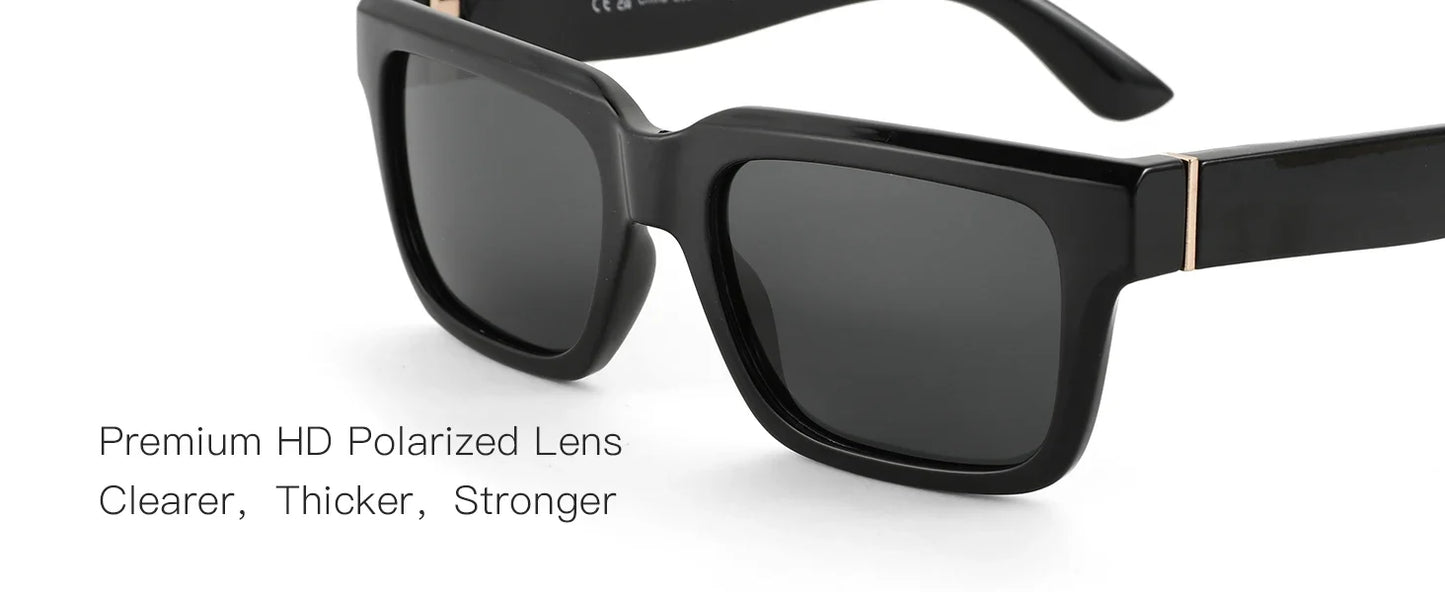 Popular Rectangle Prescription Sunglasses Polarized Square Myopia Progressive Optical Sun Glasses for Women Men