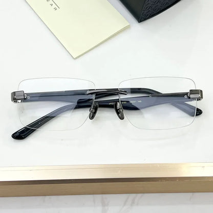 Luxury Business Style Sunglasses for Men Women Germany Brand High Quality Alloy Acetate Square Designer for Prescription Eyeware