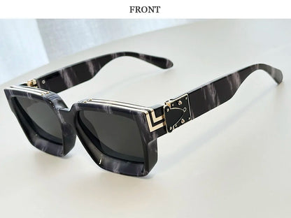 2026 Retro Square Sunglass Men Vintage Millionaire Sunglasses Women Trendy Vacation Luxury Fashion Glasses Gafas De Sol Hombre