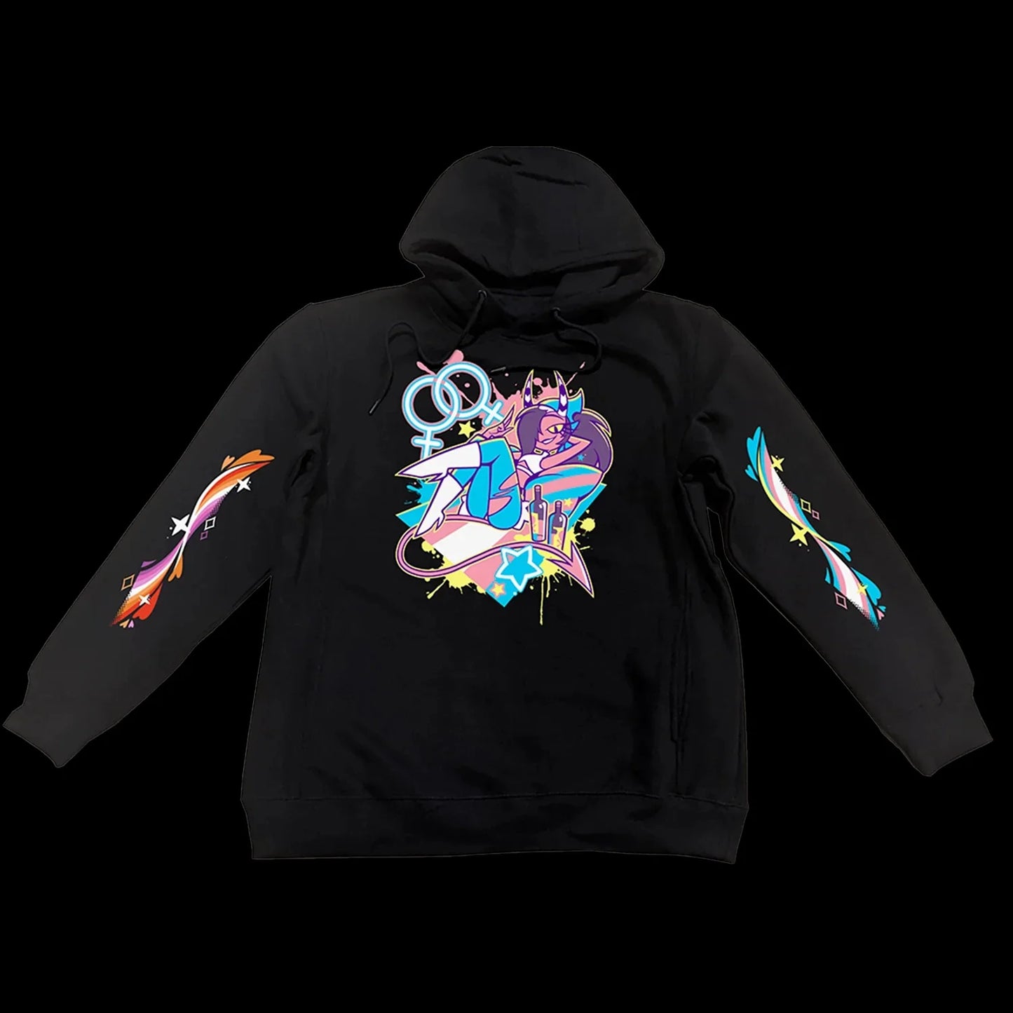 Autumn Winter Hoodies Helluva Boss Hell's Belles Graphic Pullover Men Women Oversized Sweatshirt Fleece Warm Winter Tracksuits