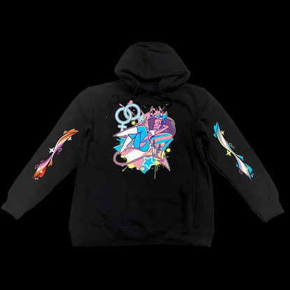 Autumn Winter Hoodies Helluva Boss Hell's Belles Graphic Pullover Men Women Oversized Sweatshirt Fleece Warm Winter Tracksuits