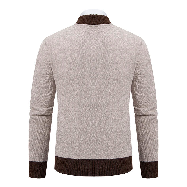 Vintage Men Knitted Sweaters Cadigan Men's Casual Fashion Button Up Cardigans Jackets Autumn Winter Jumper Coat