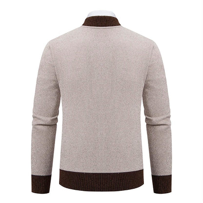 Vintage Men Knitted Sweaters Cadigan Men's Casual Fashion Button Up Cardigans Jackets Autumn Winter Jumper Coat
